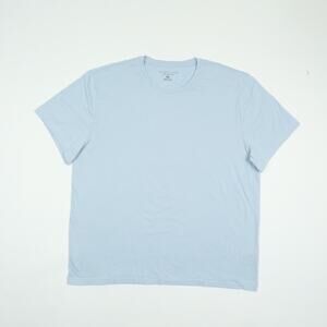The Men's Store Pima Cotton Solid T-Shirt Celestial Size XL